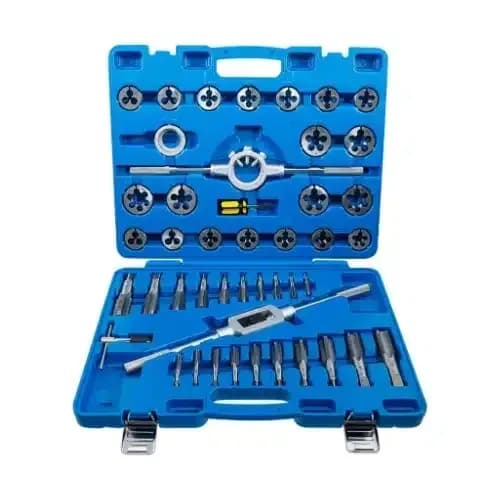 Set čeljusti in navojnih svedrov | 45-delni | Colske mere 1/4" - 1"