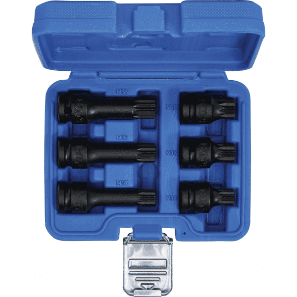 Udarni bit nastavki XZN M14-M18 1/2" 6-delni set