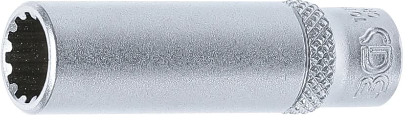 Nasadni ključ, Gear Lock, globok, pogon 6.3 mm (1/4"), 9 mm