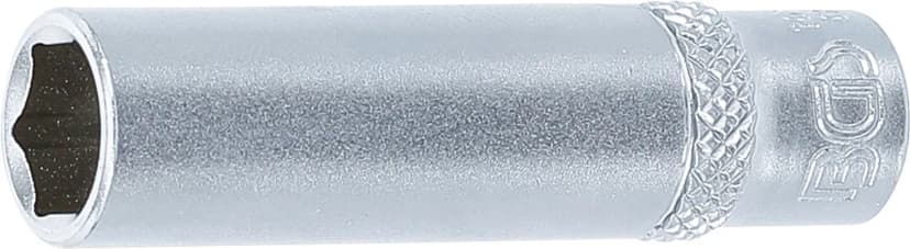 Nasadni ključ, šestrobi, globok, pogon 6.3 mm (1/4"), 9 mm