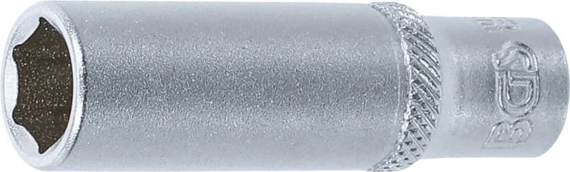 Nasadni ključ, šestrobi, globok, pogon 6.3 mm (1/4"), 10 mm