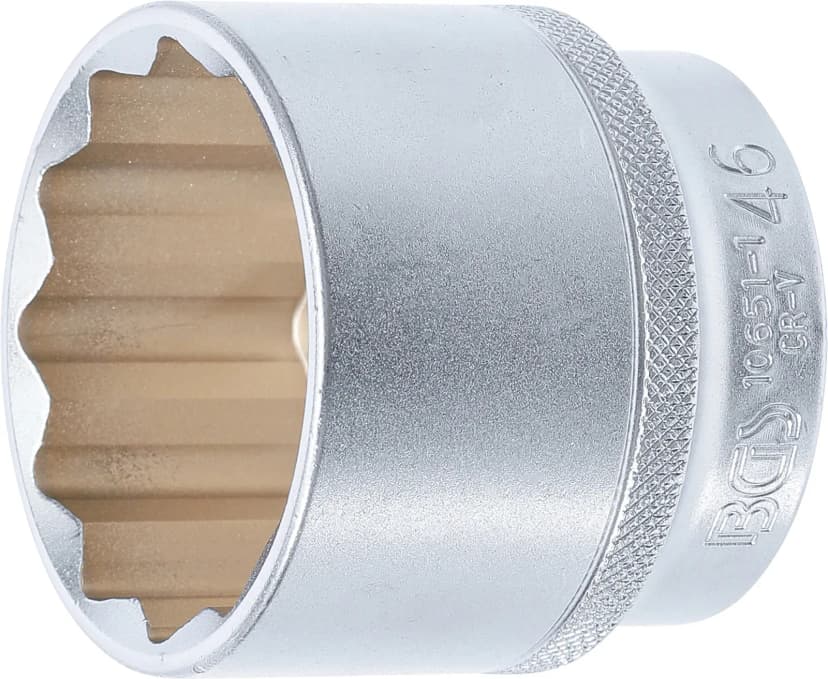 Nasadni ključ, 12-robni, pogon 12.5 mm (1/2"), 46 mm