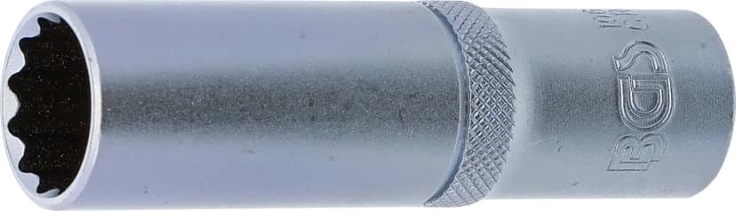 Nasadni ključ, 12-robni, globok, pogon 12.5 mm (1/2"), 16 mm
