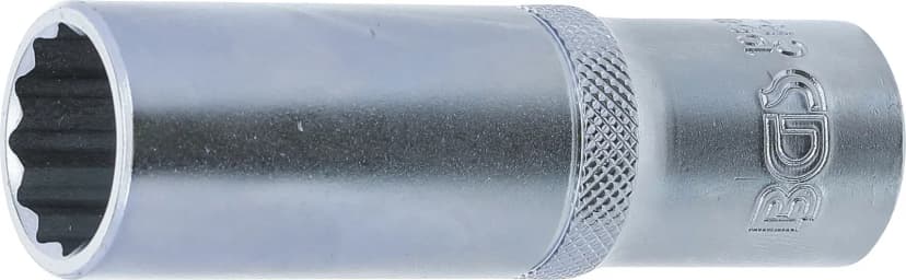 Nasadni ključ, 12-robni, globok, pogon 12.5 mm (1/2"), 17 mm