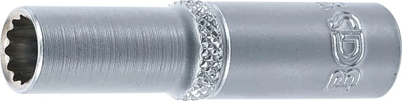 Nasadni ključ, 12-robni, globok, pogon 6.3 mm (1/4"), 7 mm