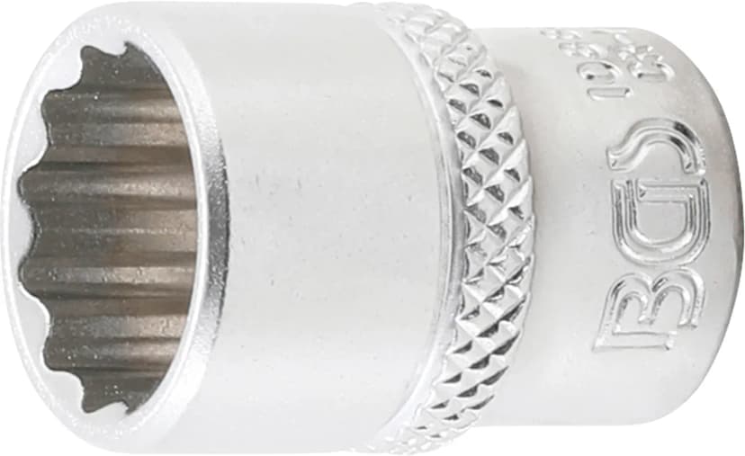 Nasadni ključ, 12-robni, pogon 6.3 mm (1/4"), 1/2"