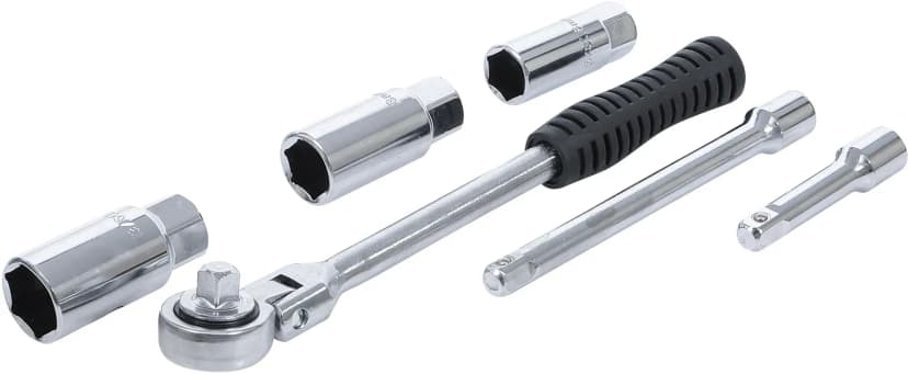 Set orodja za svečke, pogon 10 mm (3/8"), 6-delni