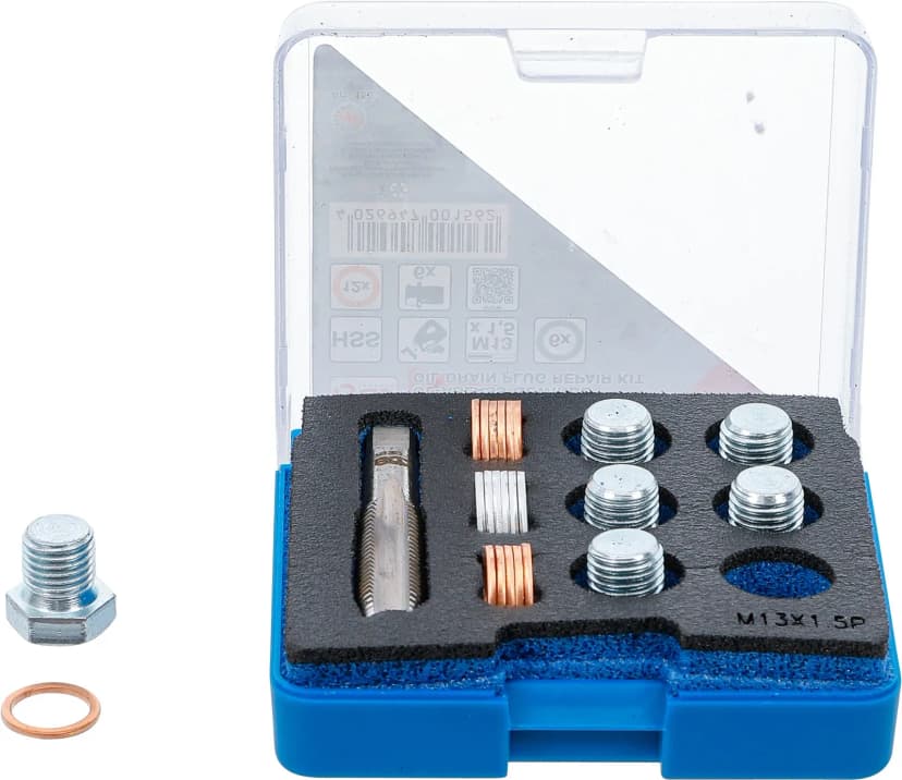 Komplet za popravilo navoja odtočnega čepa olja, M13 x 1.5 mm