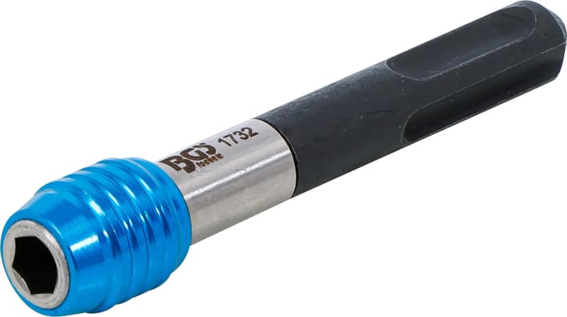 SDS držalo za bite, notranji šestrob 6.3 mm (1/4"), 80 mm