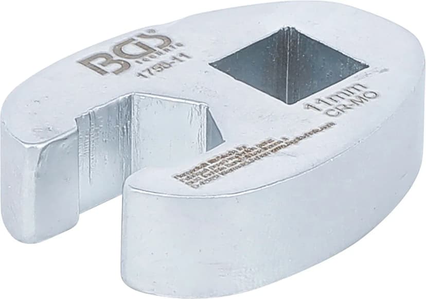 Odprti ključ za cevne priključke, pogon 10 mm (3/8"), 11 mm