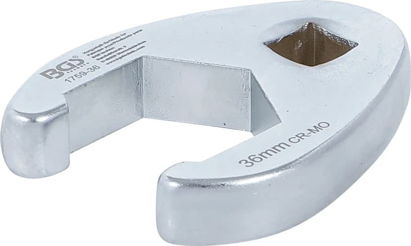 Odprti ključ za cevne priključke, pogon 12.5 mm (1/2"), 36 mm