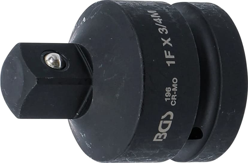 Adapter za udarne nasadne ključe, notranji štirirob 25 mm (1") - zunanji štirirob 20 mm (3/4")
