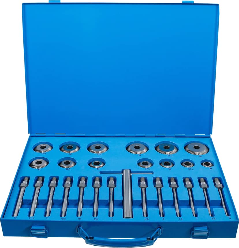 Set rezkarjev za ventilske sedeže, 30 - 60 mm, 27-delni