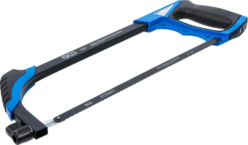 Aluminijast okvir za kovinsko žago, vklj. HSS žagin list, 300 mm