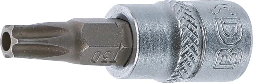 Nasadni ključ z bitom, pogon 6.3 mm (1/4"), T-profil z zaščito proti odpiranju (za Torx) T30