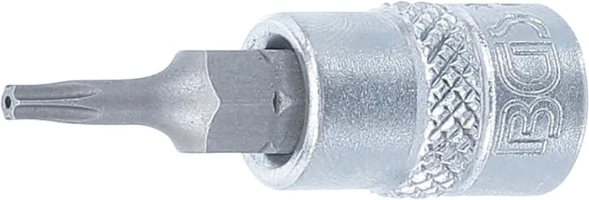 Nasadni ključ z bitom, pogon 6.3 mm (1/4"), T-profil z zaščito proti odpiranju (za Torx) T9