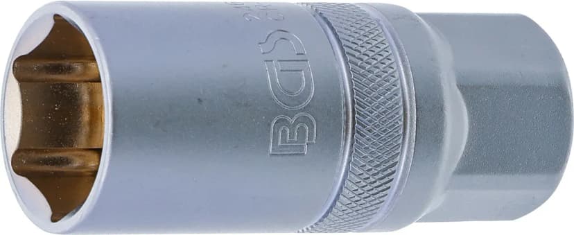 Nasadni ključ za svečke z magnetom, šestrobi, pogon 12.5 mm (1/2"), 21 mm