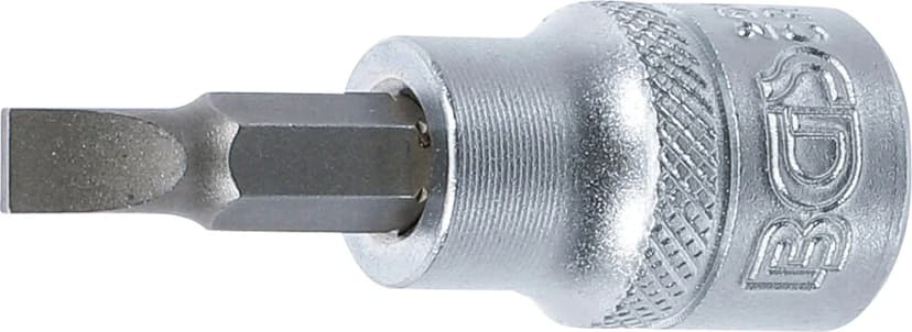 Nasadni ključ z bitom, pogon 10 mm (3/8"), ploski SL 5.5 mm