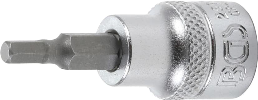 Nasadni ključ z bitom, pogon 10 mm (3/8"), notranji šestrob 4 mm