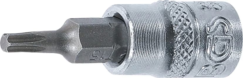 Nasadni ključ z bitom, pogon 6.3 mm (1/4"), T-profil (za Torx) T15