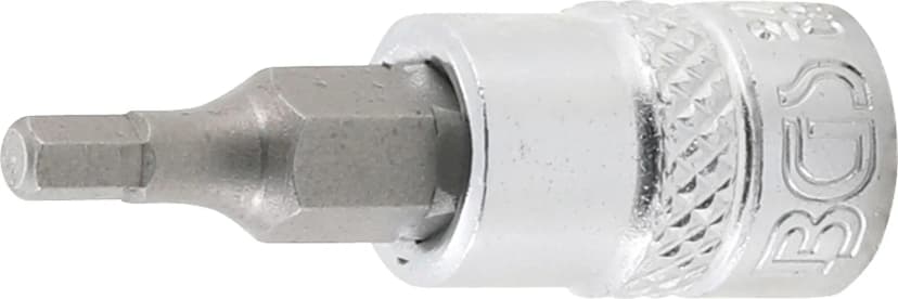 Nasadni ključ z bitom, pogon 6.3 mm (1/4"), notranji šestrob 1/8"