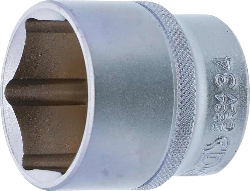 Nasadni ključ, šestrobi, pogon 12.5 mm (1/2"), 34 mm