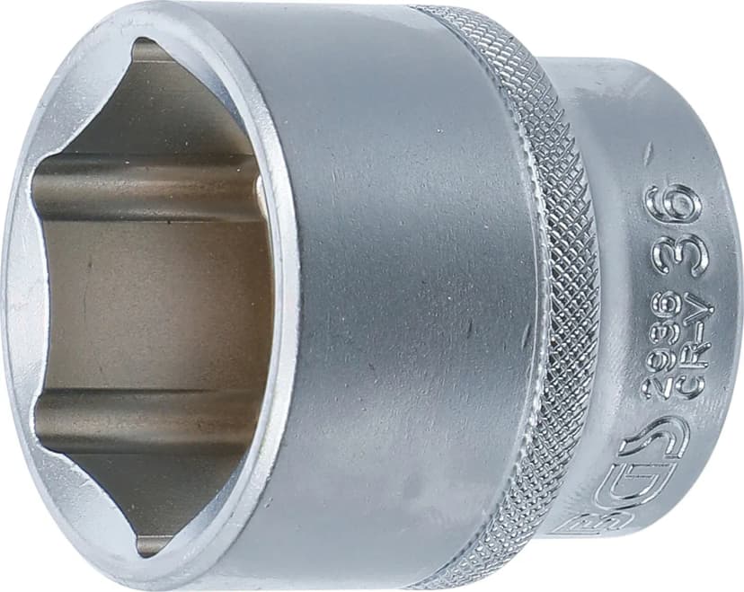 Nasadni ključ, šestrobi, pogon 12.5 mm (1/2"), 36 mm