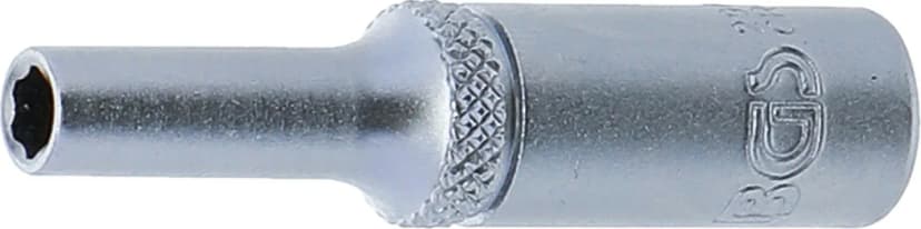 Nasadni ključ, Super Lock, globok, pogon 6.3 mm (1/4"), 4 mm