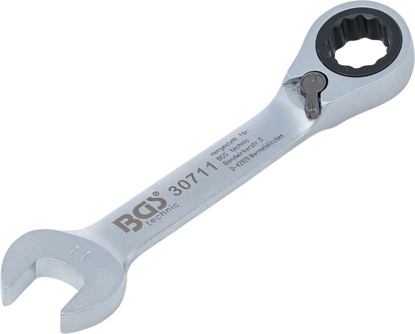 Kombinirani ragljasti ključ, kratek, preklopen, 11 mm