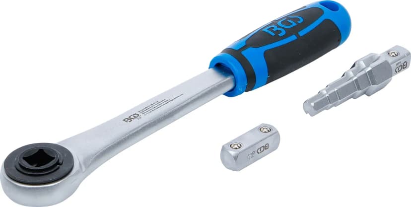 Prehodna raglja z adapterjem in stopničastim ključem, notranji štirirob 12.5 mm (1/2")