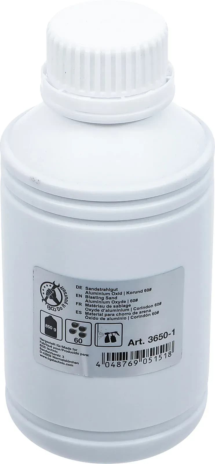 Peskalni pesek, aluminijev oksid, 60#, 850 g