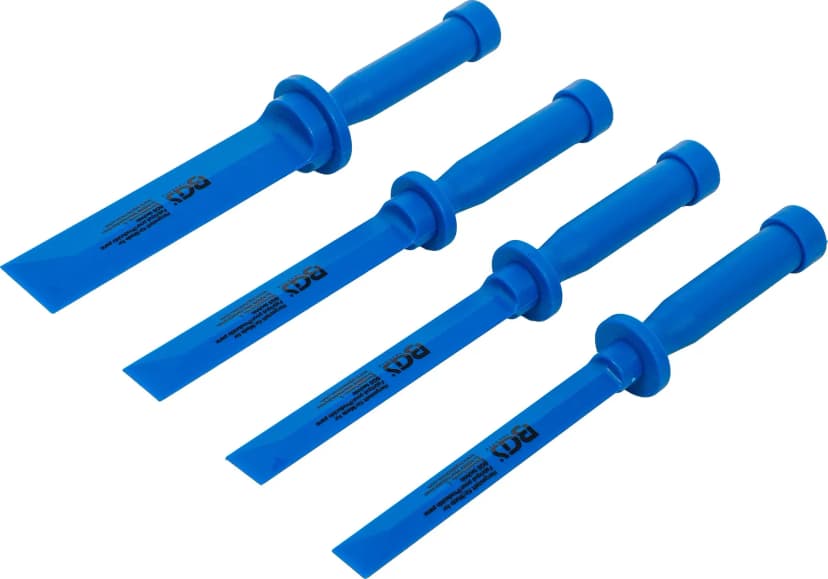 Set plastičnih strgal, široka 19 - 22 - 25 - 38 mm, 4-delni