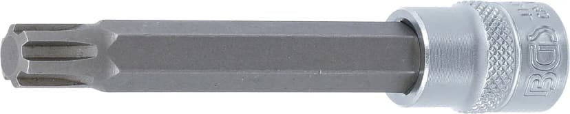 Nasadni ključ z bitom, dolžina 100 mm, pogon 10 mm (3/8"), zobati profil (za RIBE), M10