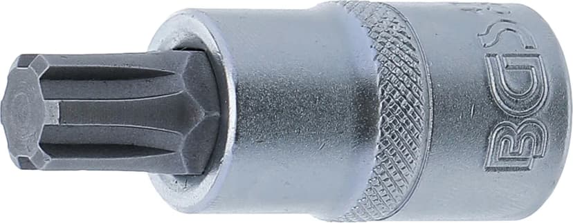 Nasadni ključ z bitom, pogon 12.5 mm (1/2") |Zobati profil (za Ribe) M12