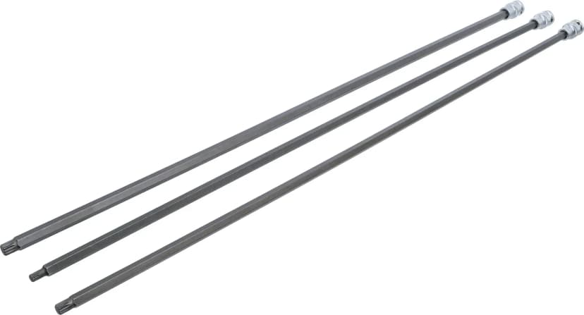 Set nasadnih ključev z biti, dolžina 800 mm, pogon 12.5 mm (1/2"), zobati profil (za XZN), za VAG, 3-delni