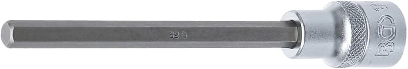 Nasadni ključ z bitom, dolžina 140 mm, pogon 12.5 mm (1/2"), notranji šestrob 8 mm
