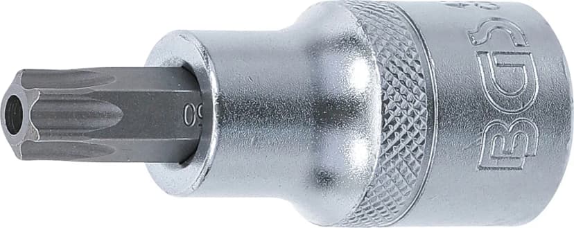 Nasadni ključ z bitom, pogon 12.5 mm (1/2"), T-profil z zaščito proti odpiranju (za Torx) T50
