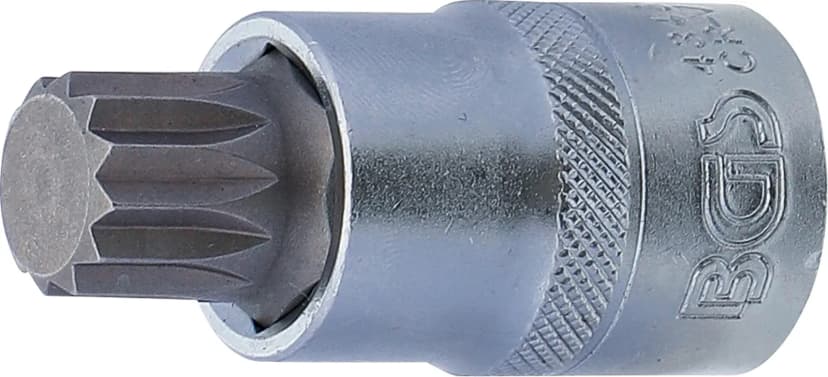 Nasadni ključ z bitom, pogon 12.5 mm (1/2"), zobati profil (za XZN) M16