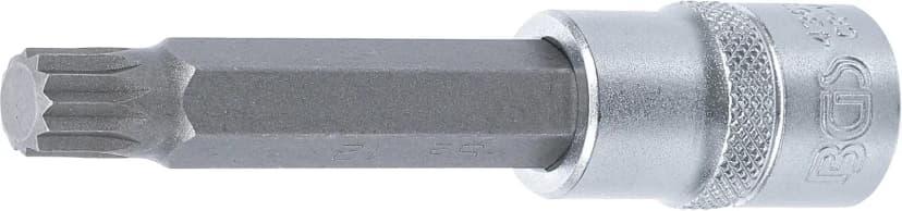 Nasadni ključ z bitom, dolžina 100 mm, pogon 12.5 mm (1/2"), zobati profil (za XZN), M12
