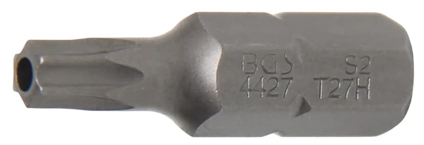 Bit, dolžina 30 mm, pogon 8 mm (5/16"), T-profil z zaščito proti odpiranju (za Torx) T27