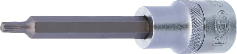 Nasadni ključ z bitom, dolžina 100 mm, pogon 12.5 mm (1/2"), T-profil (za Torx) T25