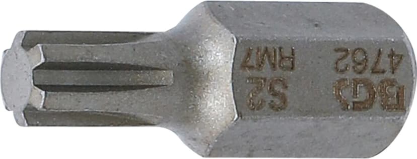 Bit, dolžina 30 mm, pogon 10 mm (3/8"), zobati profil (za RIBE) M7