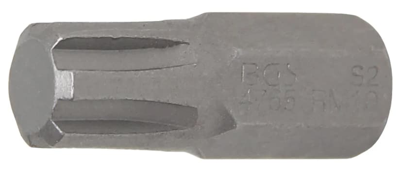 Bit, dolžina 30 mm, pogon 10 mm (3/8"), zobati profil (za RIBE) M10