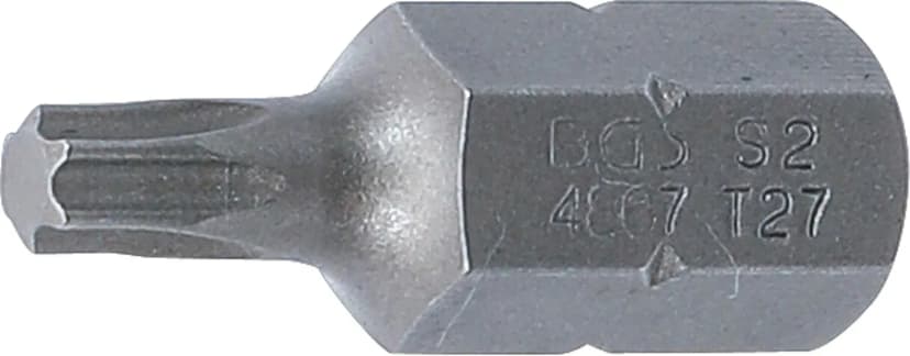 Bit, dolžina 30 mm, pogon 10 mm (3/8"), T-profil (za Torx) T27