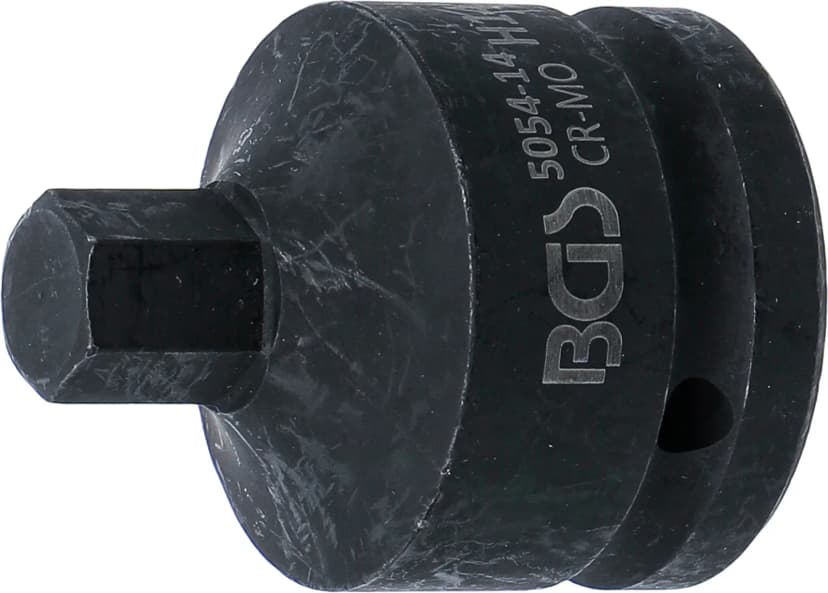 Udarni nasadni ključ z bitom, dolžina 55 mm, pogon 20 mm (3/4"), notranji šestrob 14 mm
