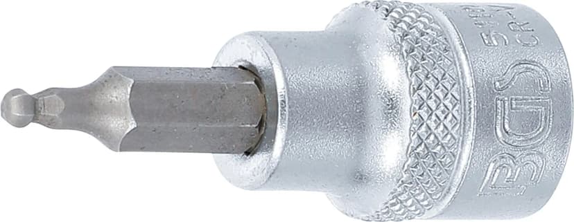 Nasadni ključ z bitom, 10 mm (3/8"), notranji šestrob s kroglično glavo 3 mm