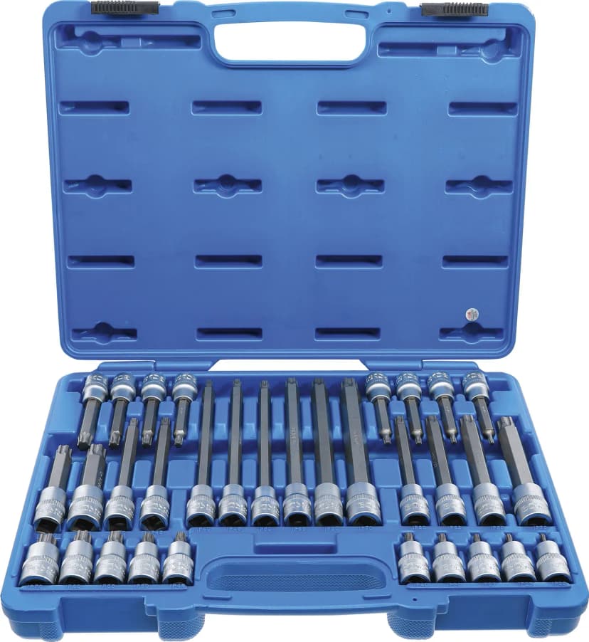 Set nasadnih ključev z biti, pogon 12.5 mm (1/2"), TP-profil (za Torx Plus) TP20 - TP70, 32-delni