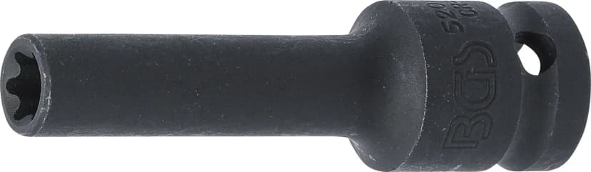 Udarni nasadni ključ E-profil, globok, pogon 12.5 mm (1/2"), E10