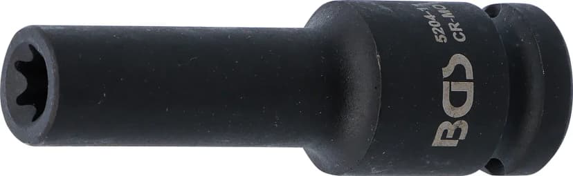 Udarni nasadni ključ E-profil, globok, pogon 12.5 mm (1/2"), E11
