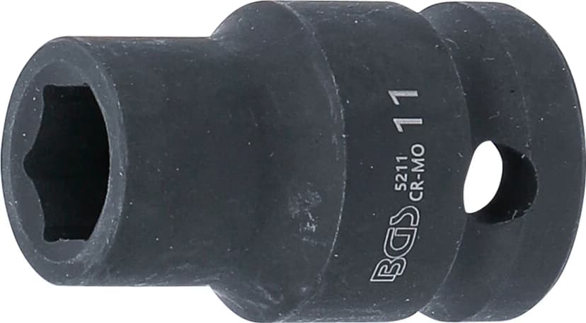 Udarni nasadni ključ, šestrobi, pogon 12.5 mm (1/2"), 11 mm